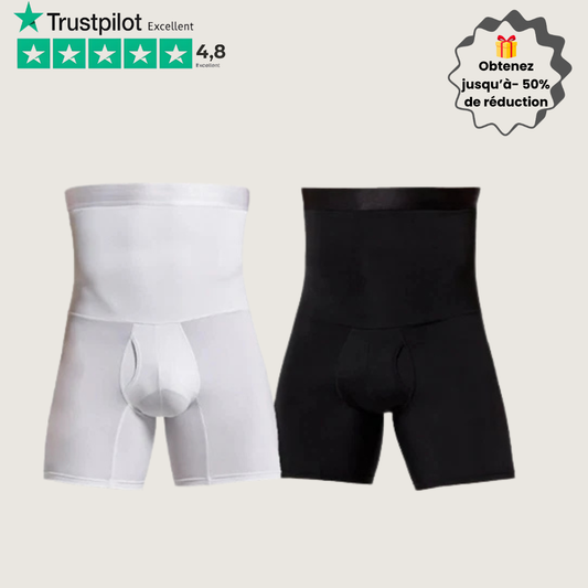 culottes de contrôle amincissant, shapewear pour hommes, sous-vêtements de compression - VELTOR™
